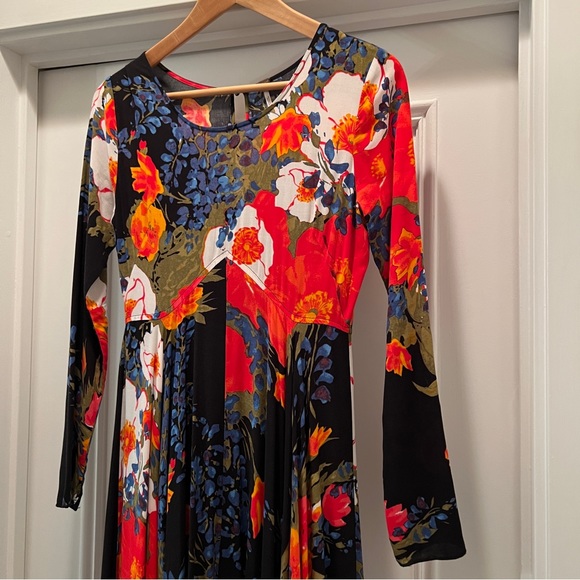 Free People First Kiss Long Sleeve Floral Maxi Dress - Picture 7 of 16